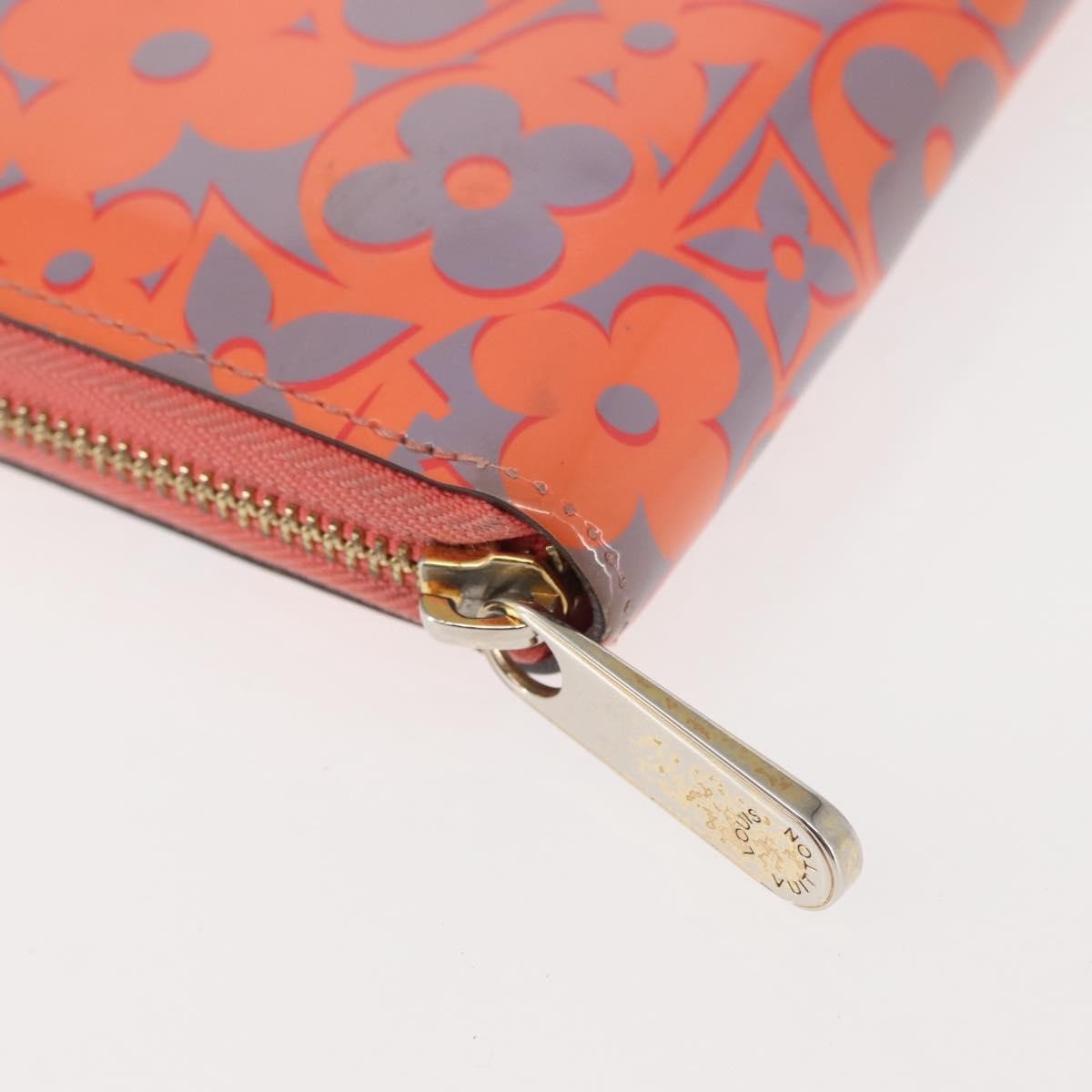 Louis Vuitton Zippy Wallet NM Monogram Patent, ORANGE, PATENT_LEATHER, Wallets