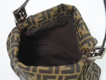 Fendi Vintage Zucca Zucca canvas, BROWN, CANVAS, Handbag