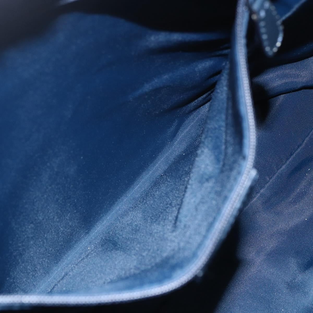 Christian Dior Vintage Trotter Shoulder Bag Canvas, NAVY, CANVAS, Shoulder bag