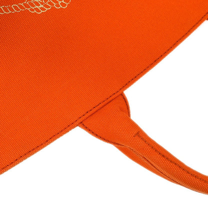 Prada Canapa Convertible Shopping Tote Canvas, ORANGE, CANVAS, Tote bag