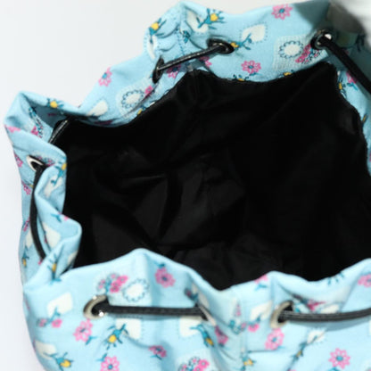 Miu Miu Drawstring Pouch Nylon, BLUE, NYLON, Clutche & pouche