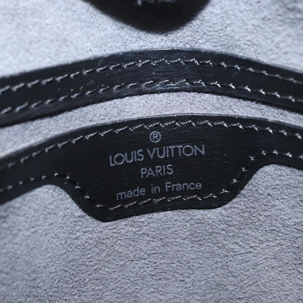 Louis Vuitton Saint Jacques Handbag Epi Leather, BLACK, LEATHER, Handbag