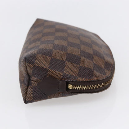 Louis Vuitton Cosmetic Pouch Damier, BROWN, CANVAS, Clutche & pouche