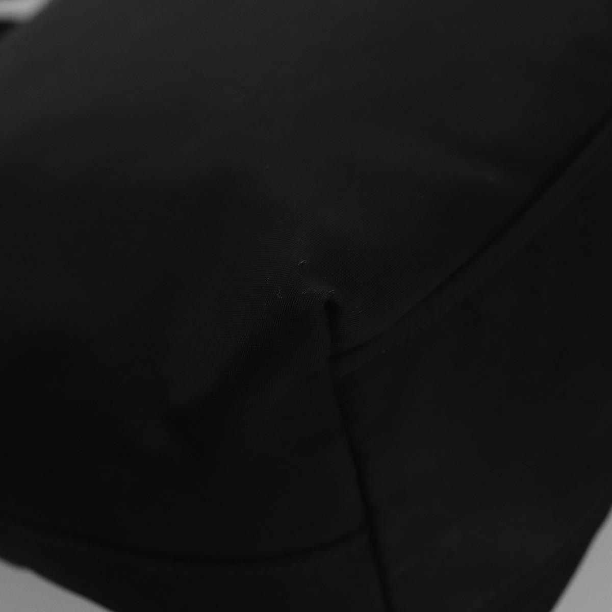 Prada Logo Bow Tote Tessuto, BLACK, NYLON, Tote bag