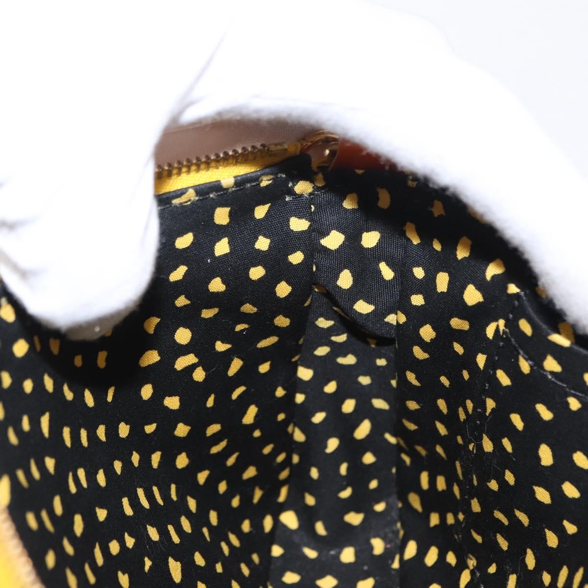 Louis Vuitton Pochette Accessoires NM Kusama Infinity Dots Monogram Vernis, YELLOW, PATENT_LEATHER, Clutche & pouche