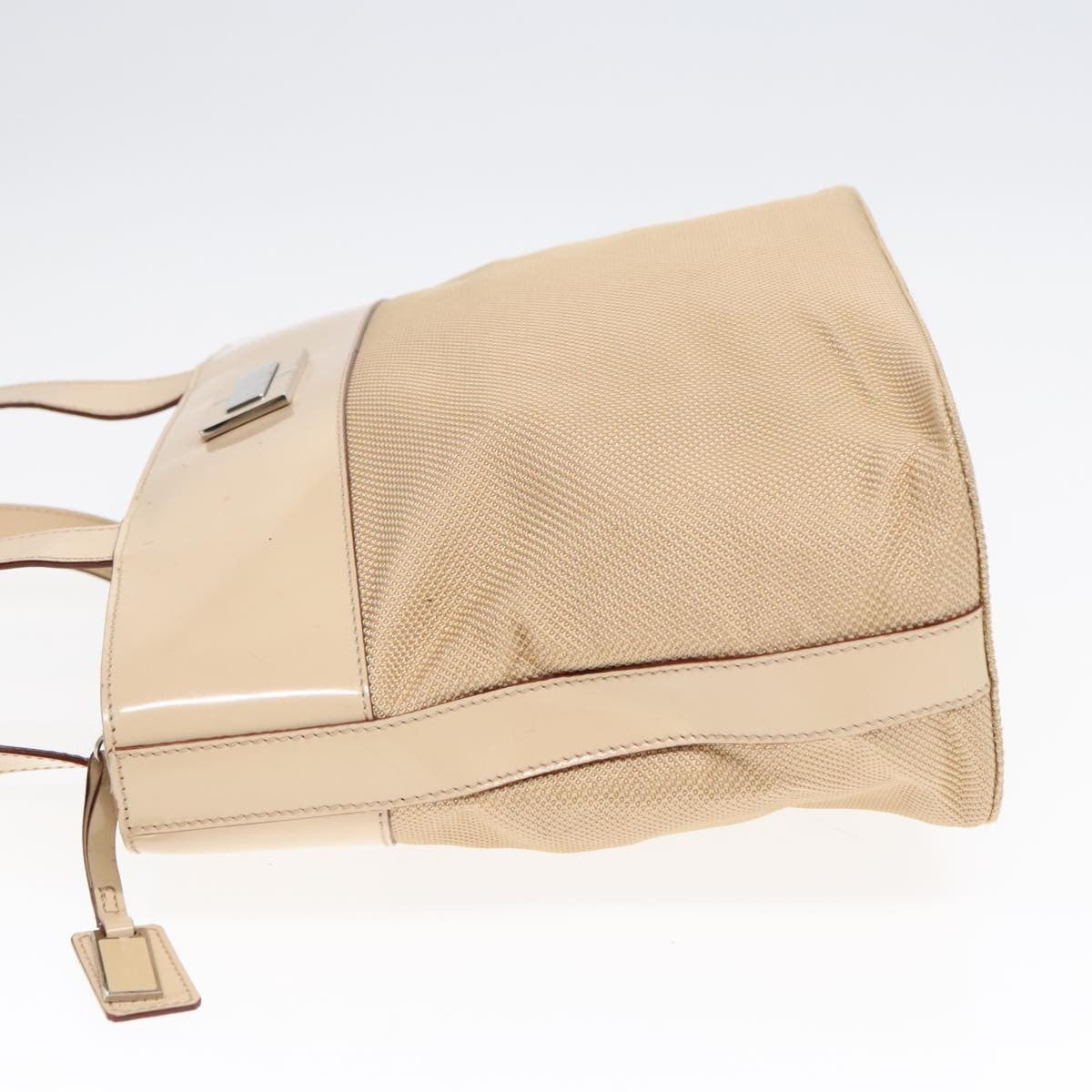 Celine Vintage Shoulder Bag Canvas, BEIGE, CANVAS, Shoulder bag