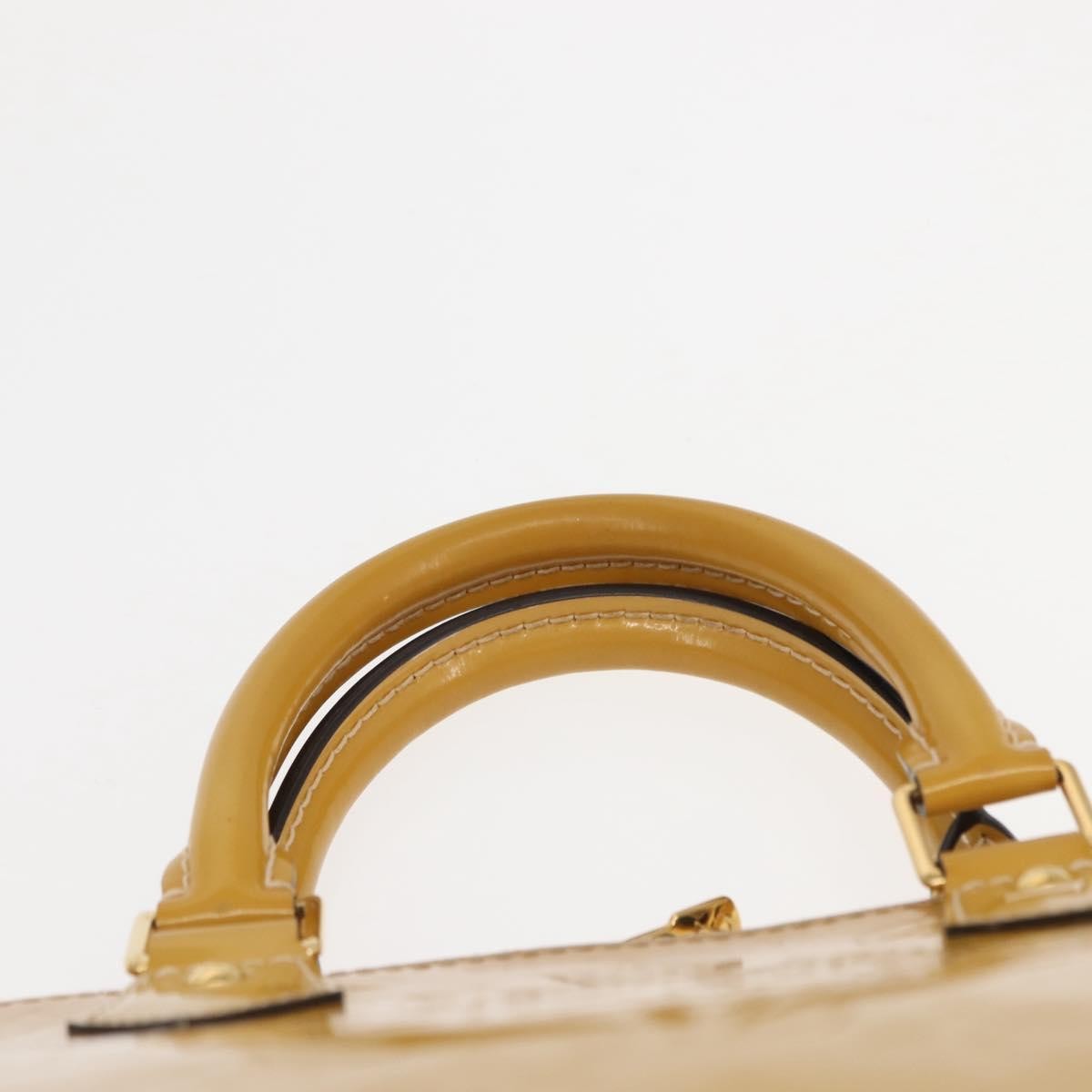 Louis Vuitton Alma Handbag Patent Leather, BEIGE, PATENT_LEATHER, Handbag
