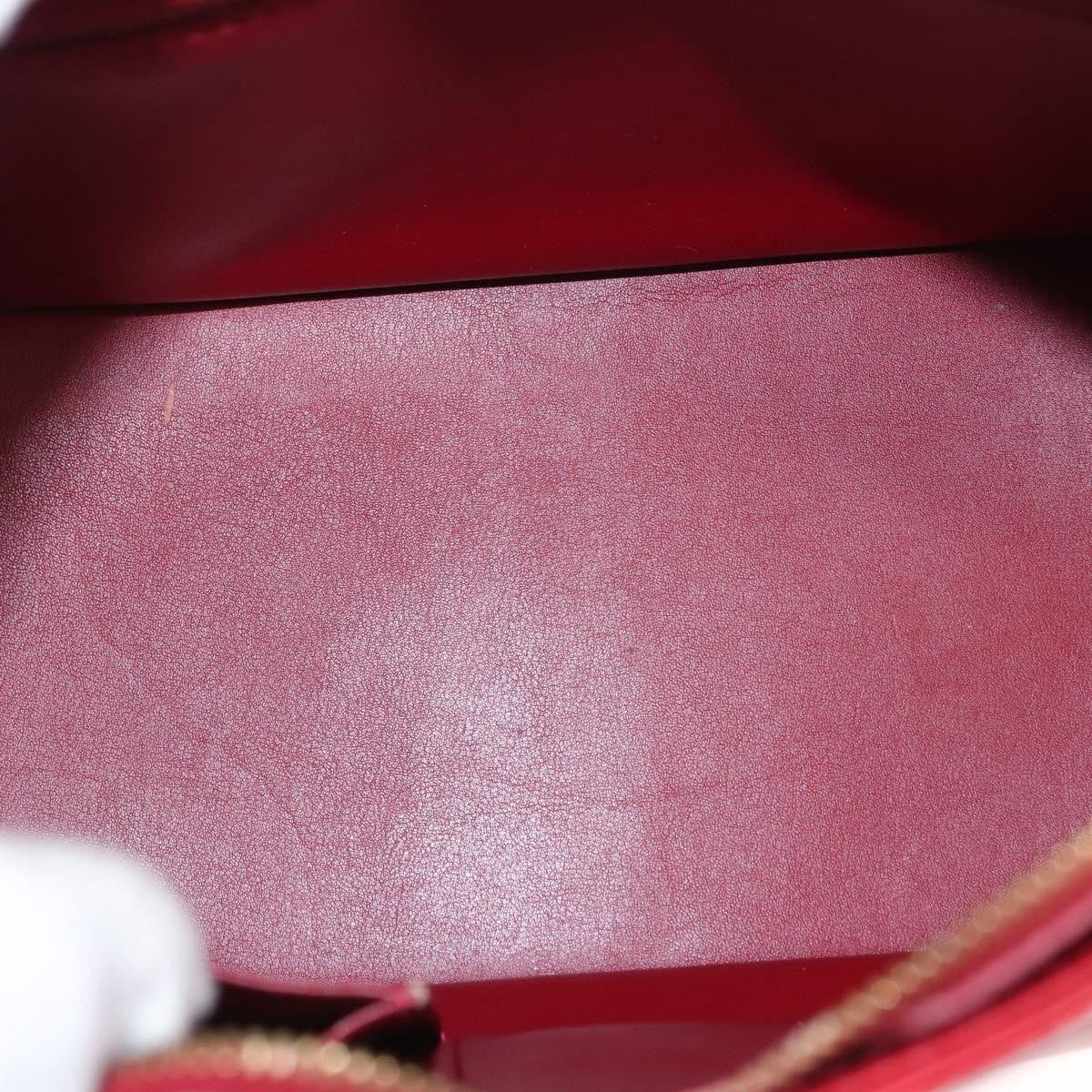 Louis Vuitton Houston Handbag Monogram Vernis, RED, PATENT_LEATHER, Handbag