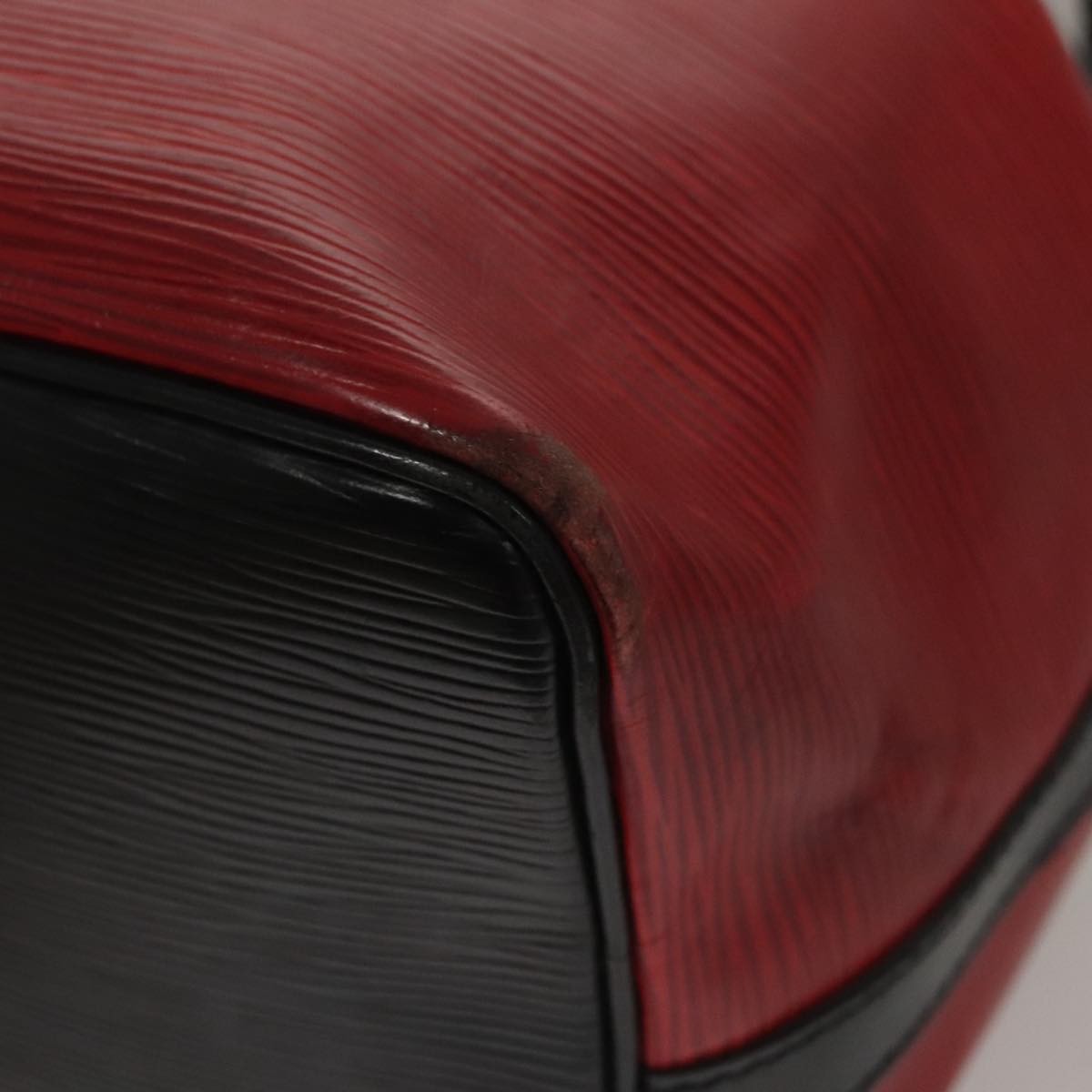 Louis Vuitton Petit Noe Handbag Epi Leather, RED, LEATHER, Shoulder bag