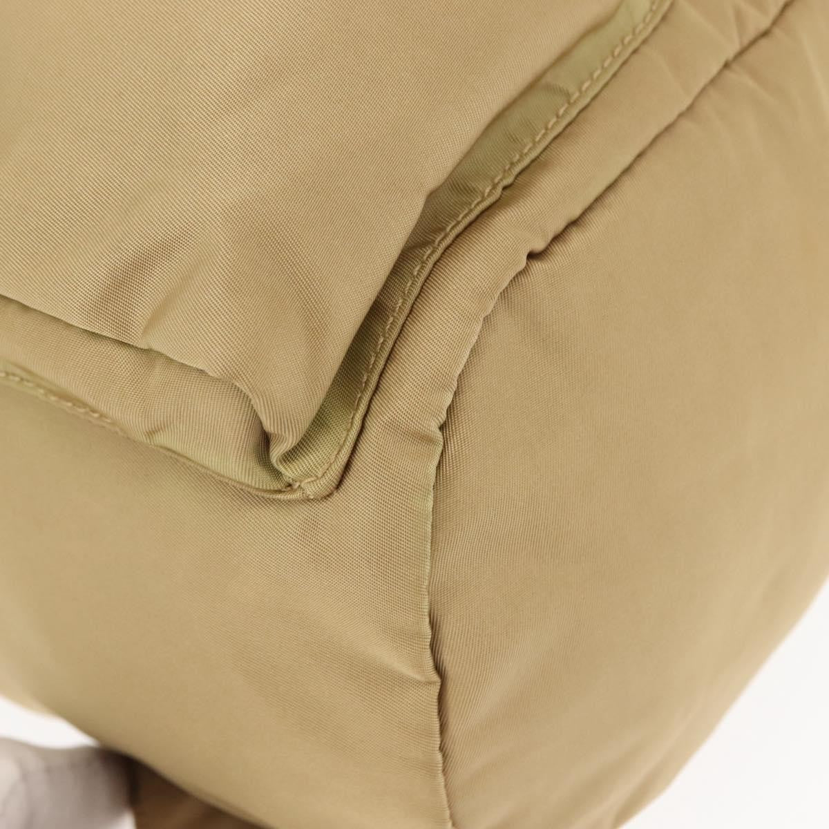 Prada Double Pocket Buckle Backpack Tessuto, BEIGE, NYLON, Backpack