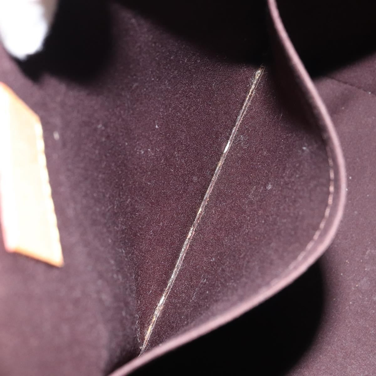 Louis Vuitton Bellevue Handbag Monogram Vernis, BROWN, PATENT_LEATHER, Tote bag