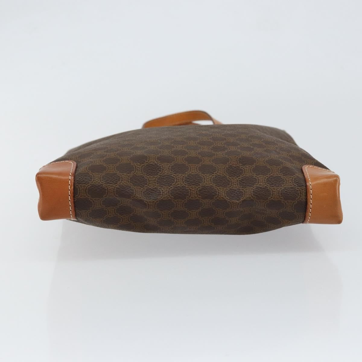 Celine Vintage Macadam Tote bag Canvas, BROWN, CANVAS, Tote bag