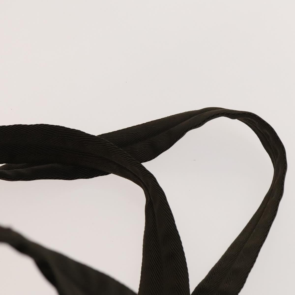 Prada Vela Double Front Pocket Backpack Tessuto with Saffiano Leather, KHAKI, NYLON, Backpack