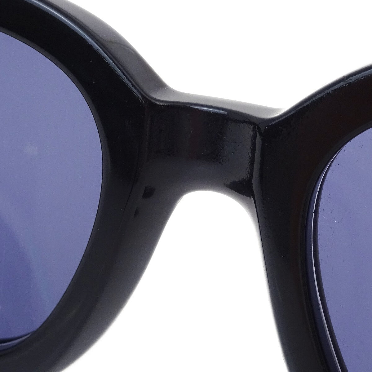 Chanel CHANEL Logo Sunglasses Eye Wear Plastic, Black, Plastic, Sunglasses