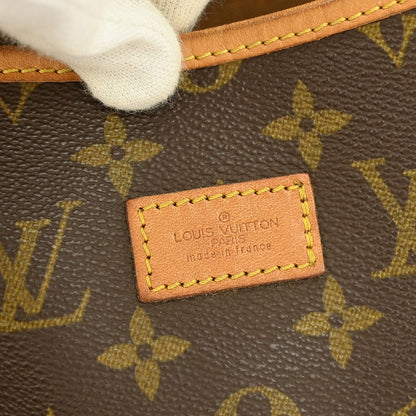 Louis Vuitton Saumur Handbag Monogram Canvas, BROWN, CANVAS, Shoulder bag