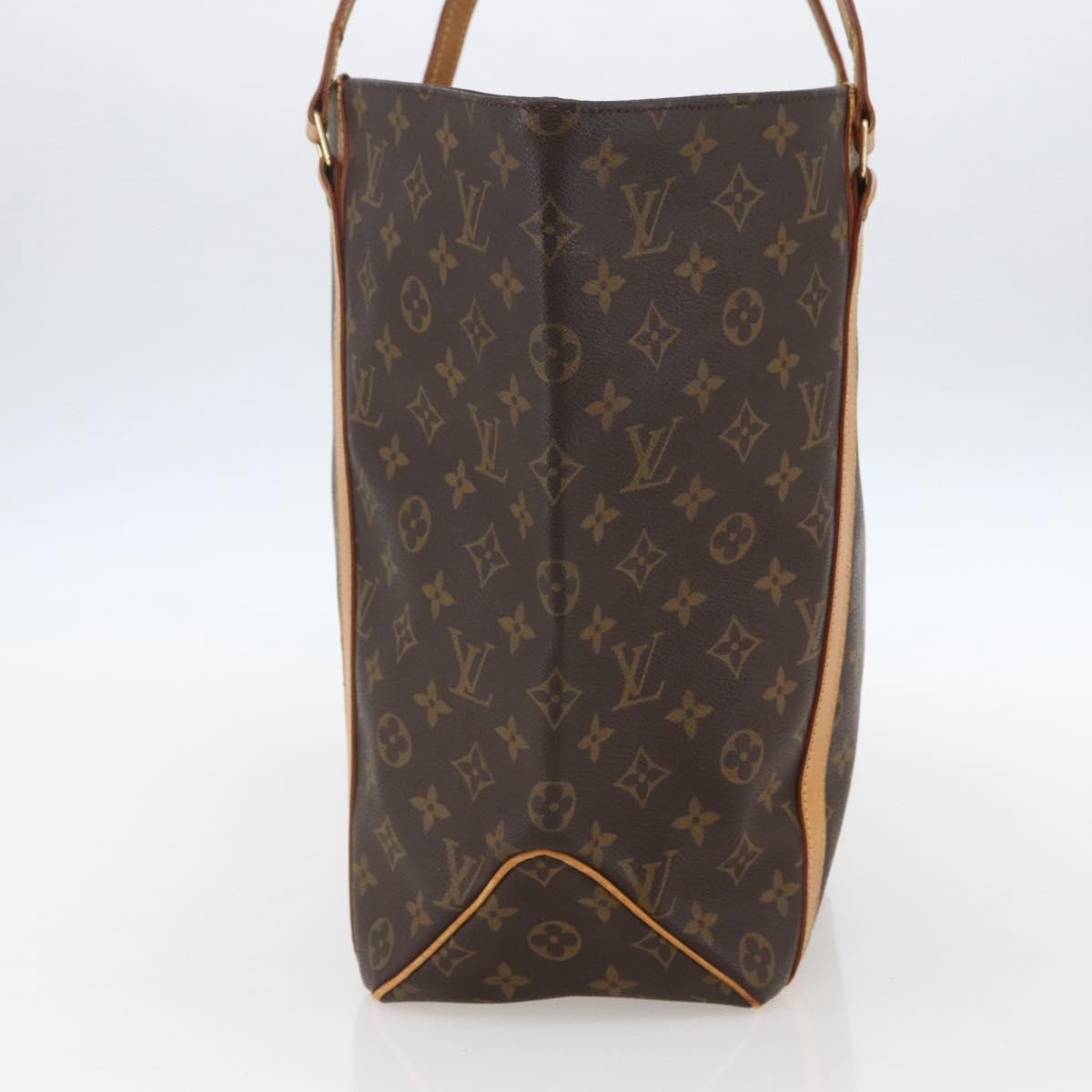 Louis Vuitton Shopping Sac Handbag Monogram Canvas, BROWN, CANVAS, Tote bag
