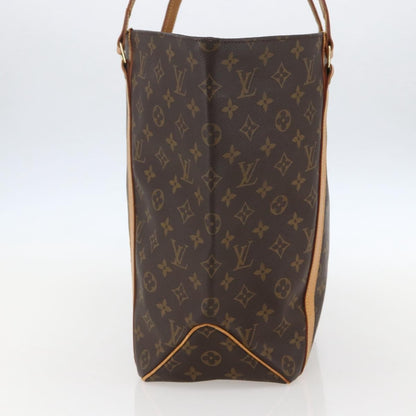 Louis Vuitton Shopping Sac Handbag Monogram Canvas, BROWN, CANVAS, Tote bag