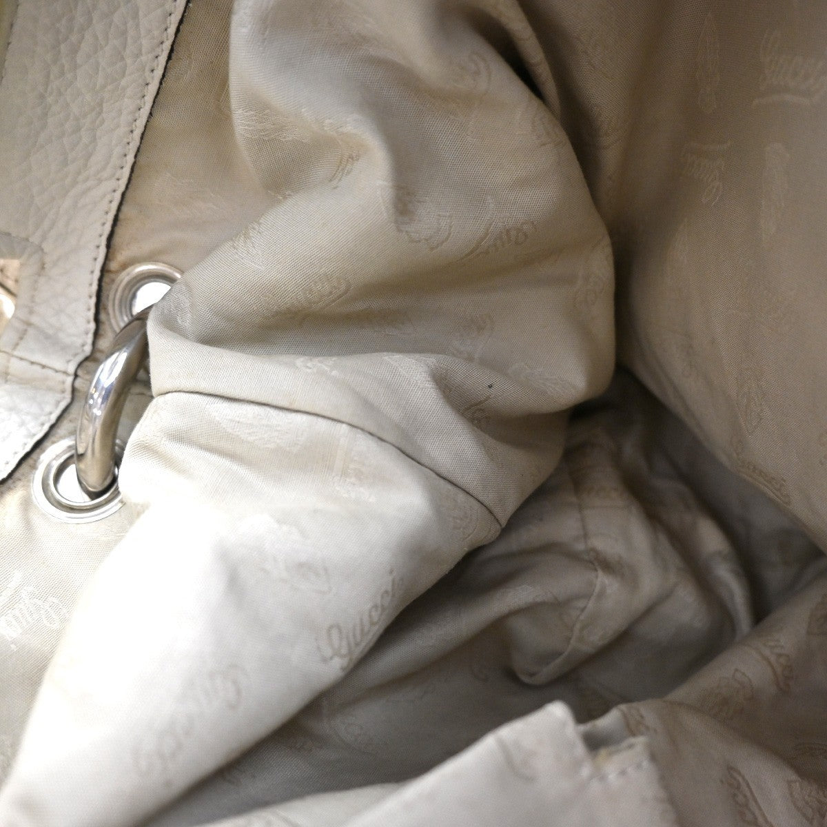 Gucci Bamboo Bar Shoulder Bag GG Canvas, BROWN, CANVAS, Shoulder bag