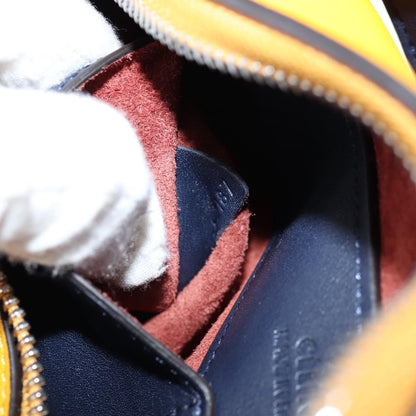 Celine Soft Cube Bag Leather, YELLOW, LEATHER, Handbag