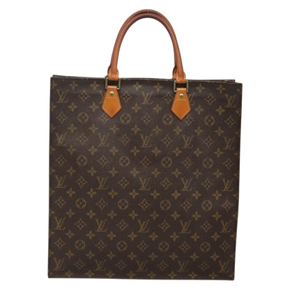 Louis Vuitton Sac Plat Bag Monogram Canvas, BROWN, CANVAS, Handbag