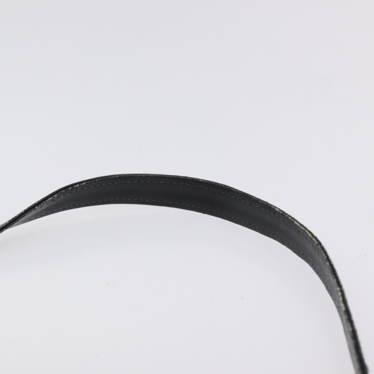 Christian Dior Vintage Flap Crossbody Bag Canvas, NAVY, CANVAS, Shoulder bag