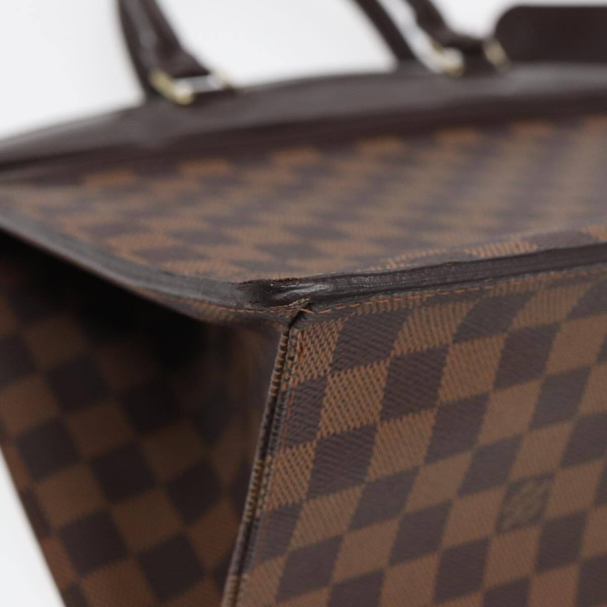 Louis Vuitton Riviera Handbag Damier, BROWN, CANVAS, Handbag