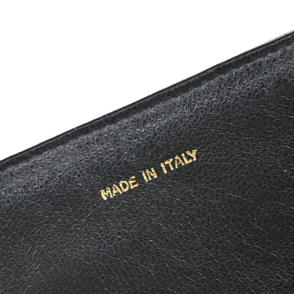 Chanel Vintage CC Chain Full Flap Bag Quilted Leather, BLACK, LEATHER, Shoulder bag