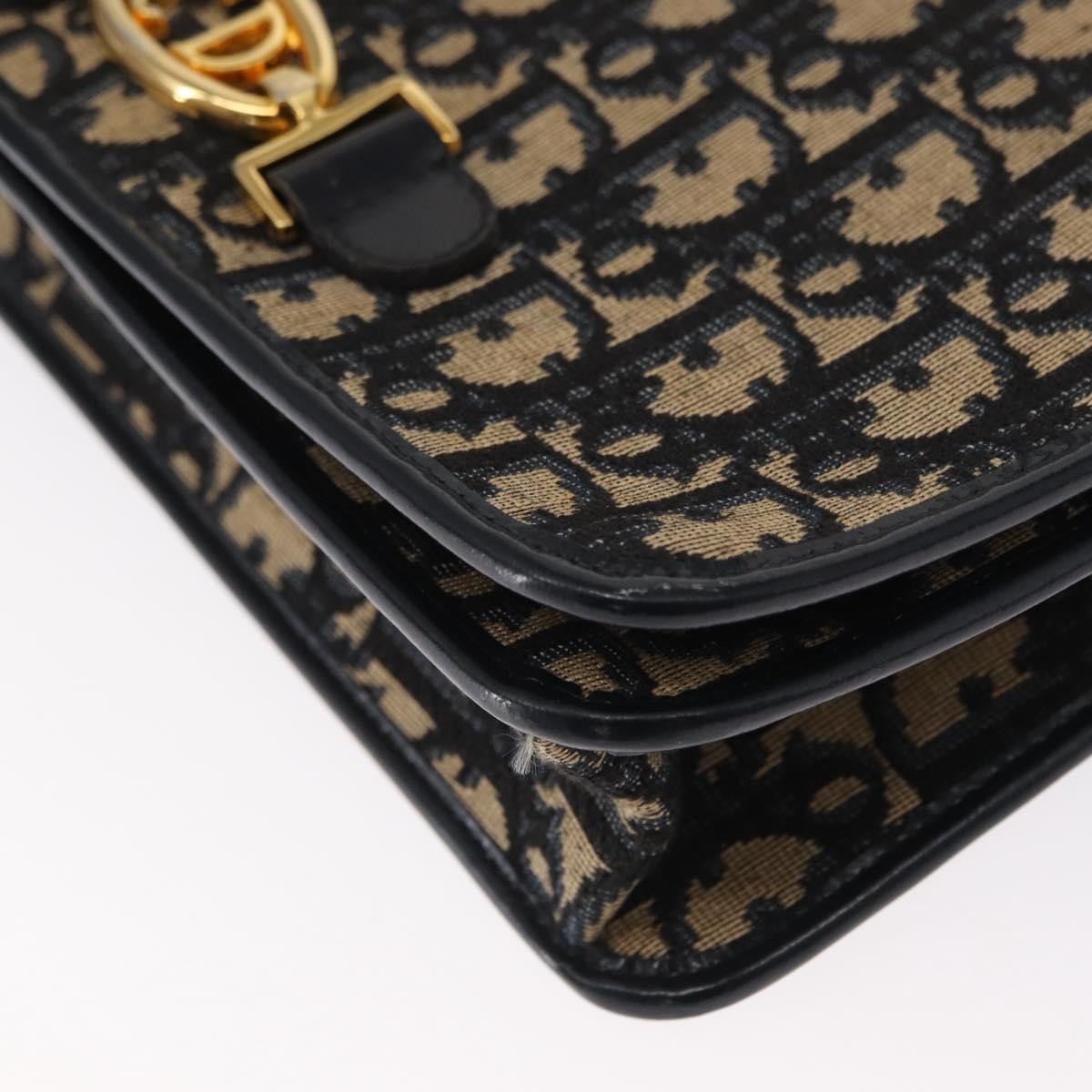 Christian Dior Vintage CD trotter Shoulder bag Canvas, BROWN, CANVAS, Shoulder bag