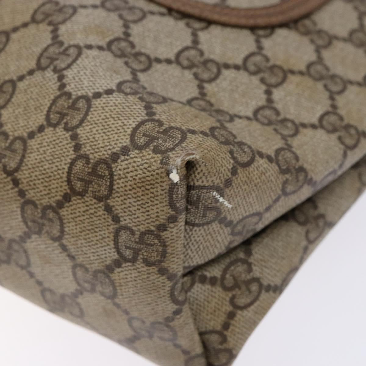 Gucci Ophidia Front Pocket Shopper Tote GG Coated Canvas, Beige, Canvas, Tote Bag