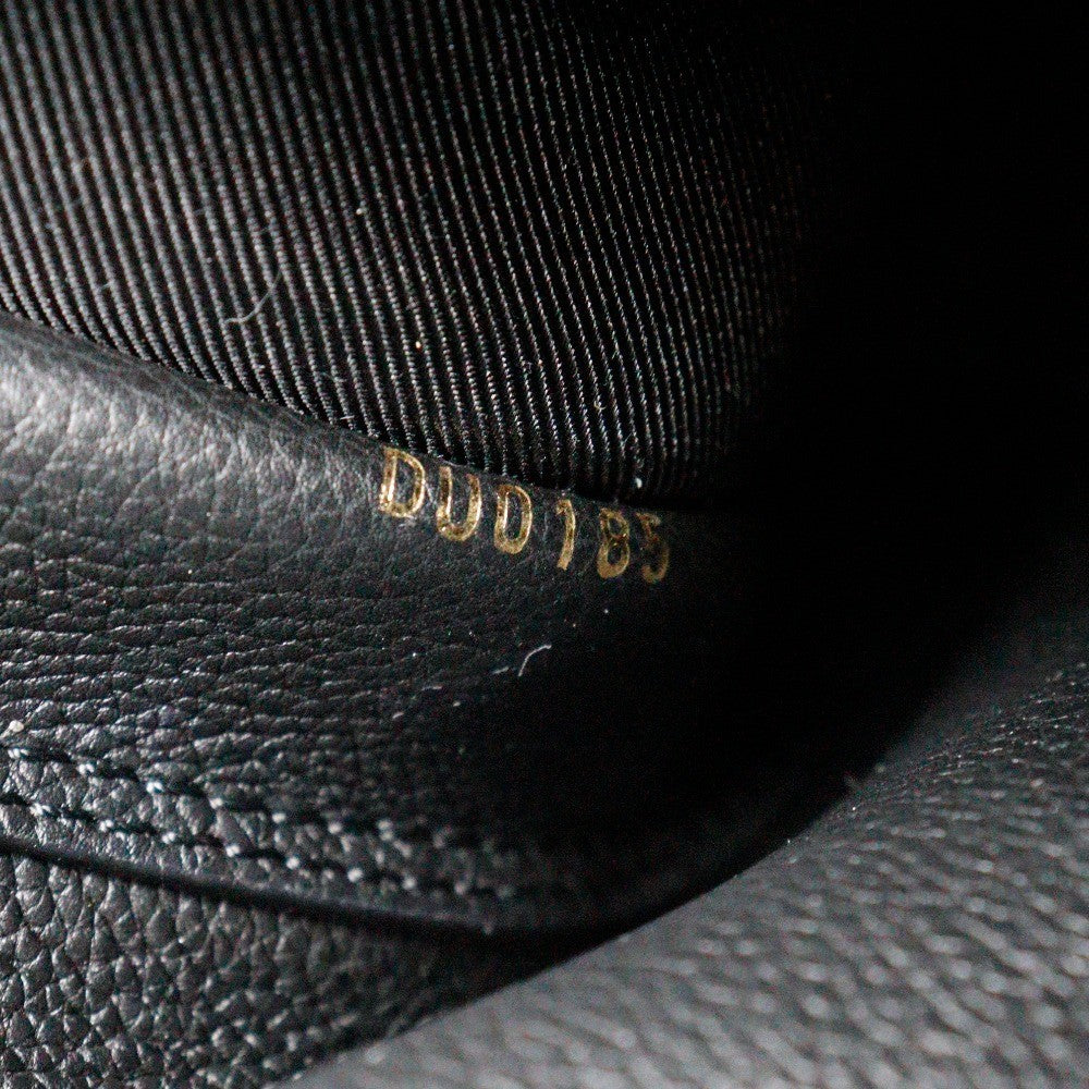 Louis Vuitton Lockme Handbag Leather, BLACK, LEATHER, Tote bag