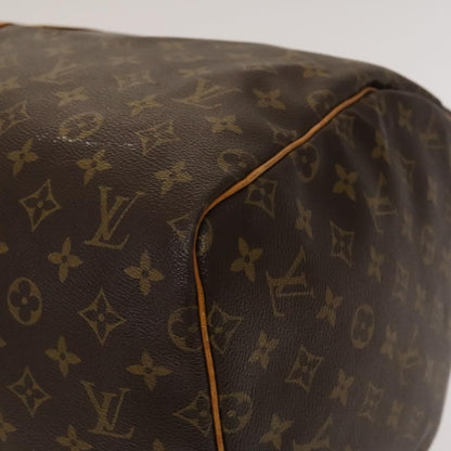 Louis Vuitton Keepall Bag Monogram Canvas, BROWN, CANVAS, Travel bag