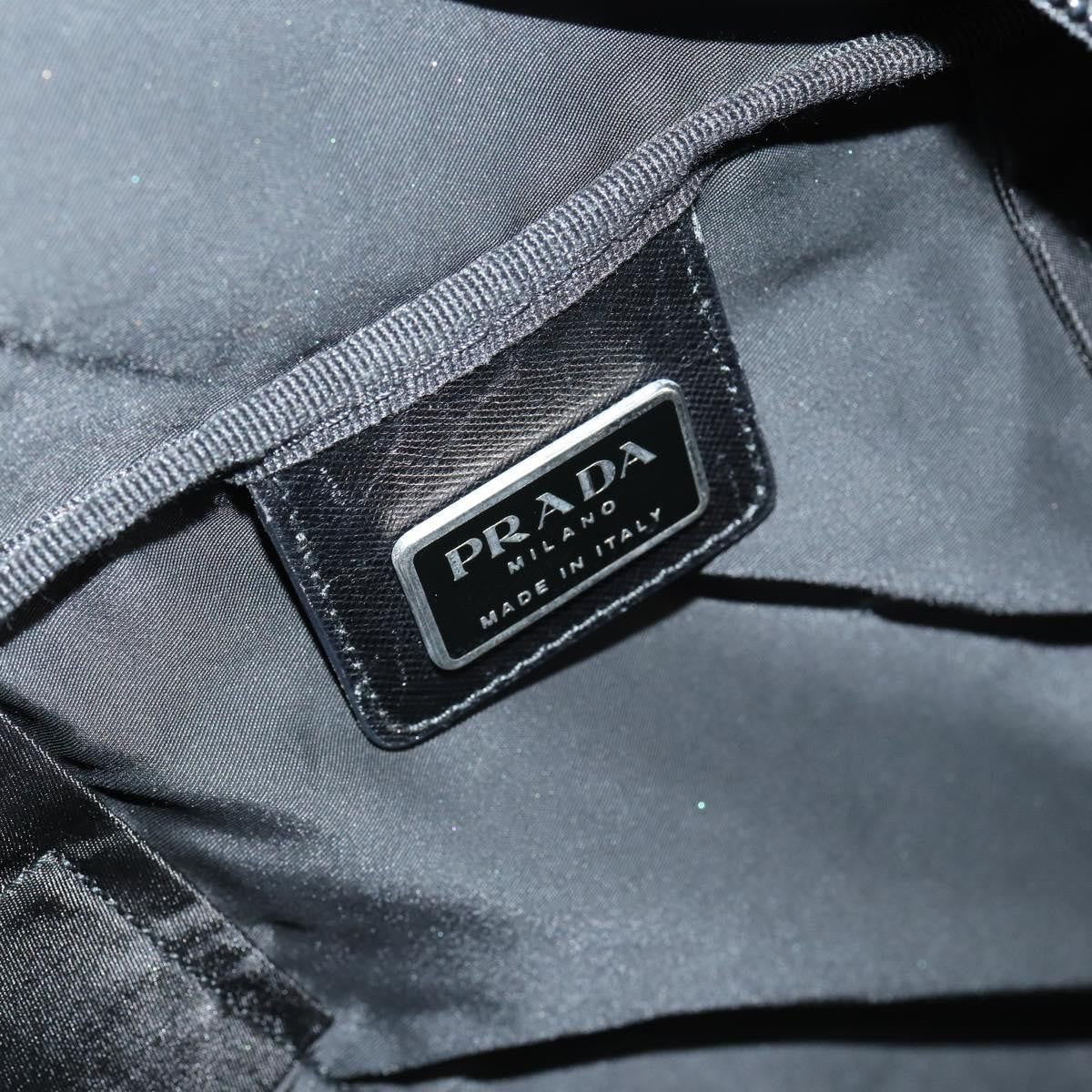 Prada Boston Bag Tessuto, BLACK, NYLON, Handbag