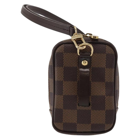 Louis Vuitton Etui Okapi Camera Case Damier, BROWN, CANVAS, Clutche & pouche