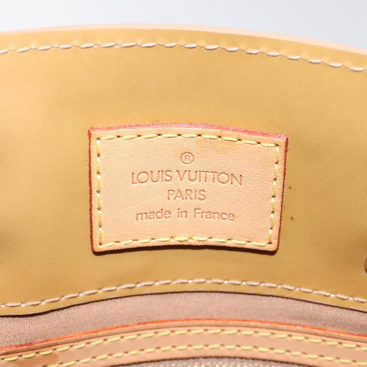 Louis Vuitton Reade Handbag Monogram Vernis, BEIGE, PATENT_LEATHER, Handbag