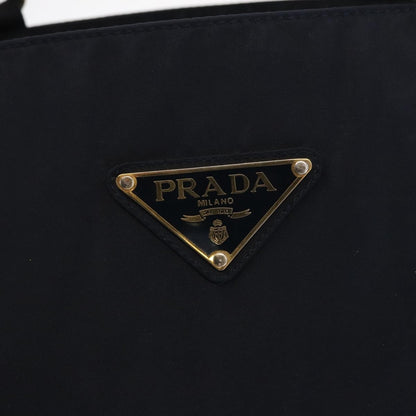 Prada Metal Handles Tote Tessuto, NAVY, NYLON, Tote bag