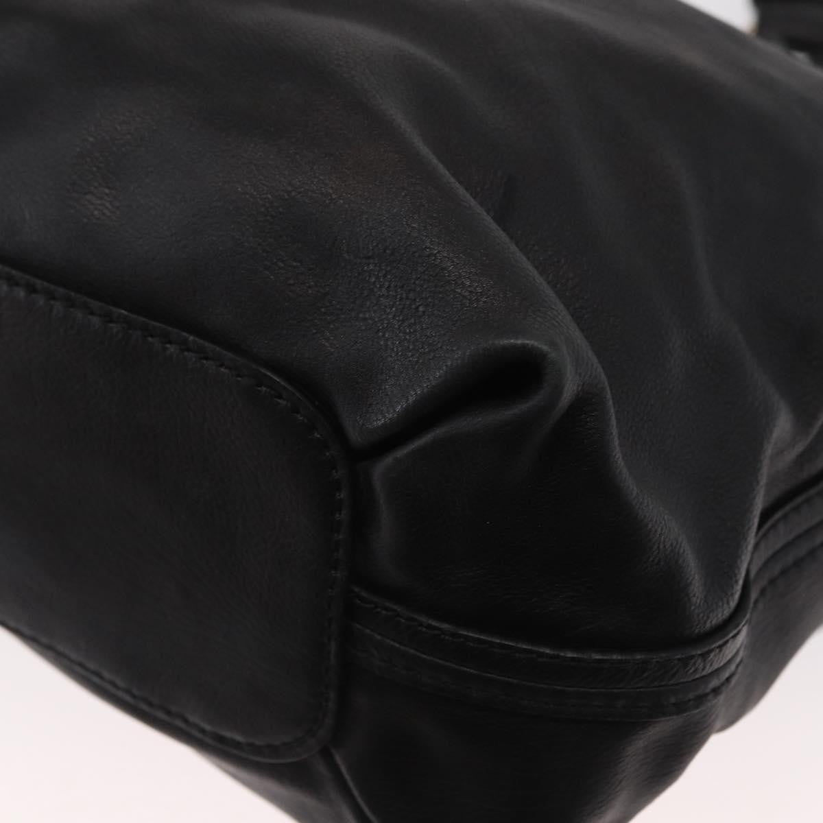 Chloe Elsie Convertible Satchel Leather, BLACK, LEATHER, Handbag