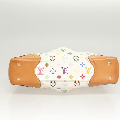 Louis Vuitton Judy Handbag Monogram Multicolor, WHITE, CANVAS, Handbag