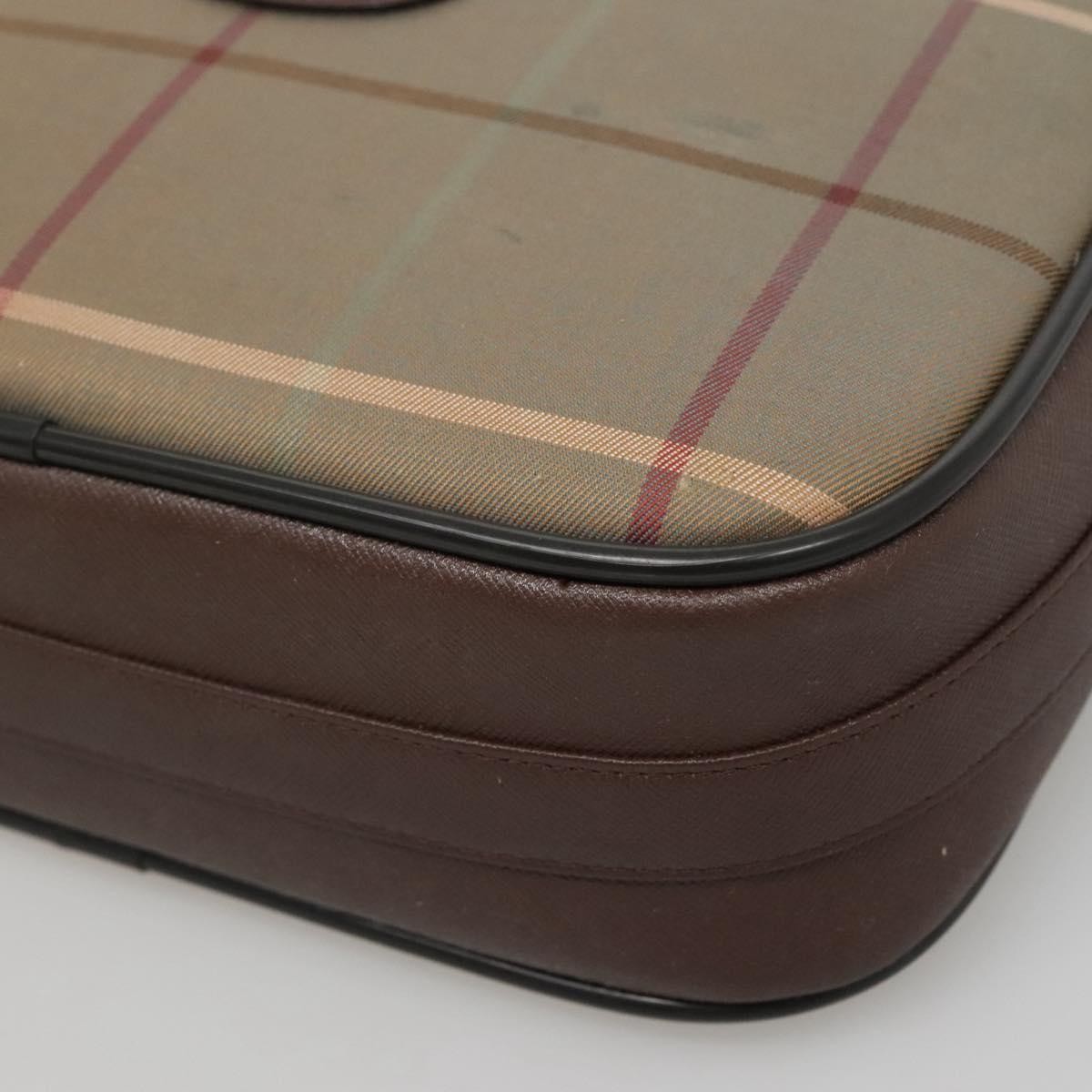 Burberry Nova check Shoulder bag Canvas, BEIGE, CANVAS, Shoulder bag