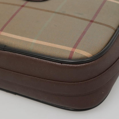 Burberry Nova check Shoulder bag Canvas, BEIGE, CANVAS, Shoulder bag