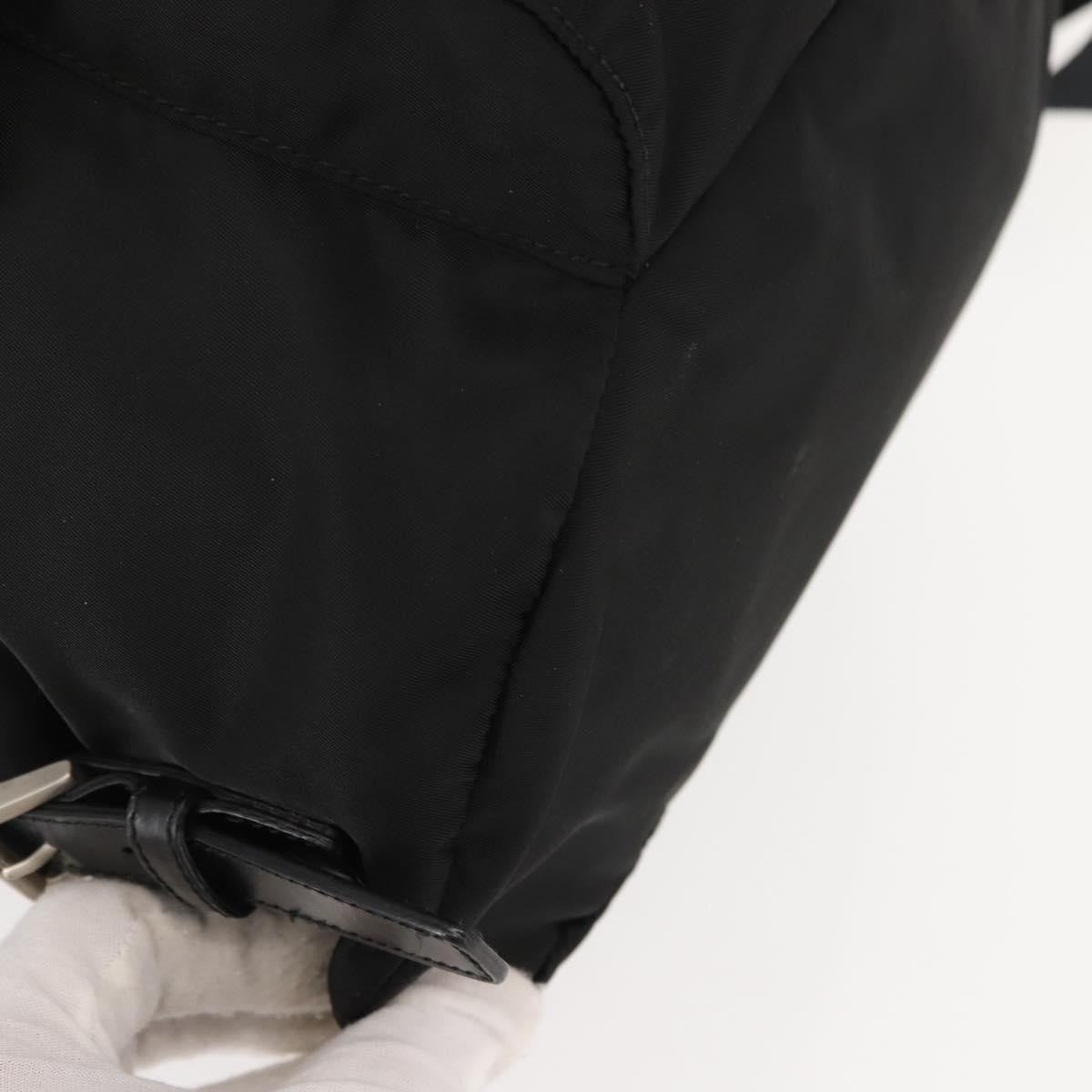 Prada Front Pocket Backpack Tessuto, BLACK, NYLON, Backpack