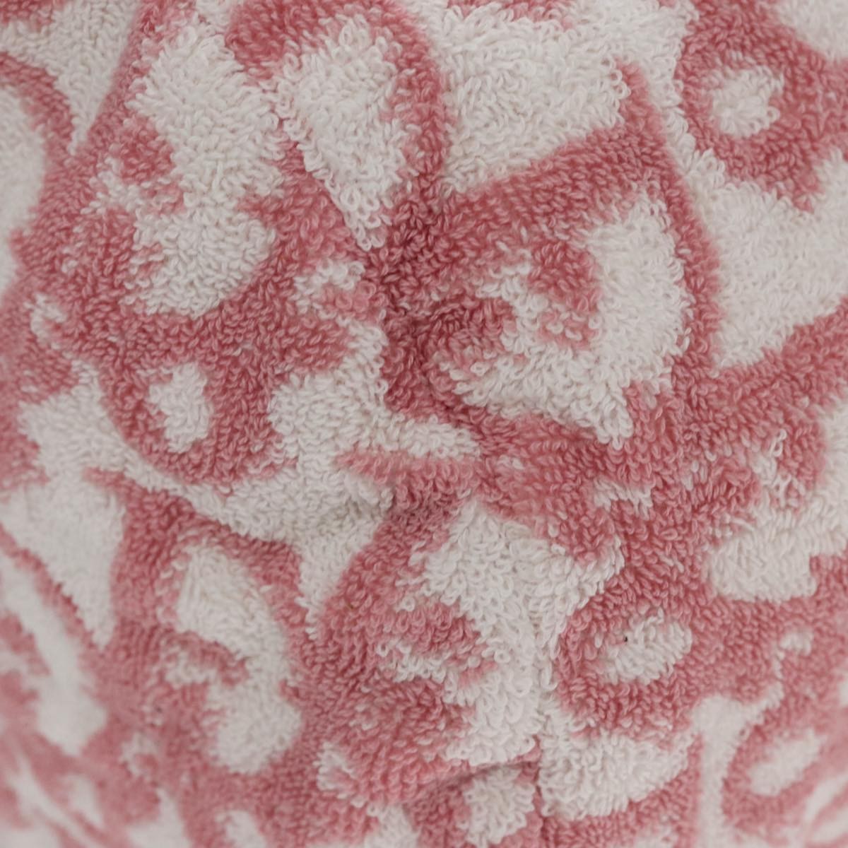 Christian Dior Vintage Trotter Pouch Pile, PINK, COTTON, Clutche & pouche