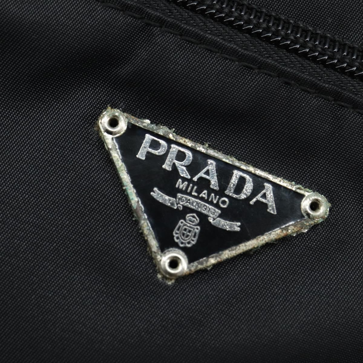 Prada Front Pocket Camera Bag Tessuto, BLACK, NYLON, Shoulder bag