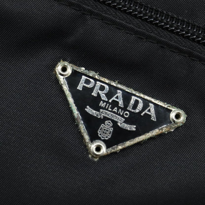 Prada Front Pocket Camera Bag Tessuto, BLACK, NYLON, Shoulder bag