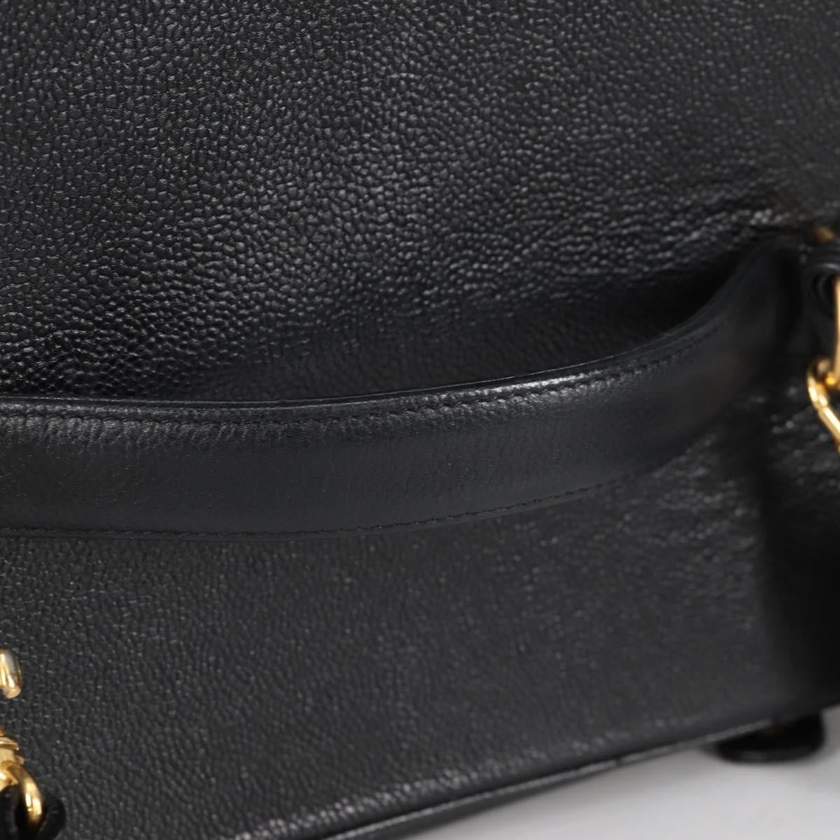 Chanel Vintage Timeless Vanity Case Caviar, BLACK, LEATHER, Toiletry Case