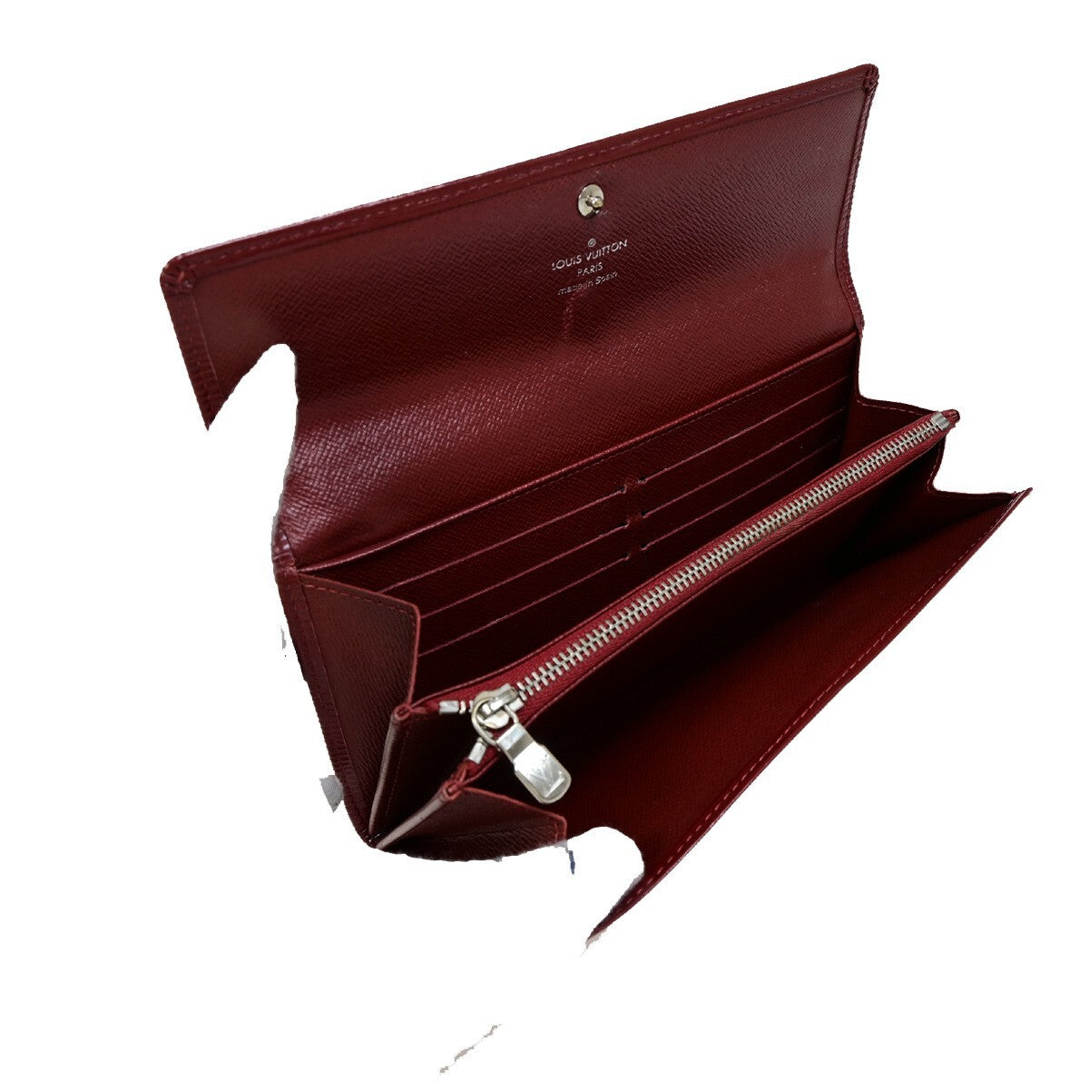 Louis Vuitton Vintage Sarah Wallet Epi Leather, RED, LEATHER, Wallets