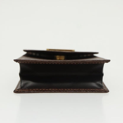 Burberry Vintage Pouch Leather, BROWN, LEATHER, Clutche & pouche