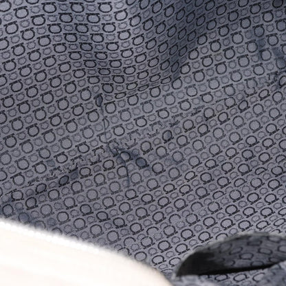 Salvatore Ferragamo Gancini Shoulder Bag Leather, WHITE, LEATHER, Shoulder bag