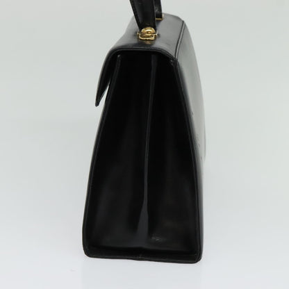 Salvatore Ferragamo Gancini Convertible Top Handle Bag Leather, BLACK, LEATHER, Handbag