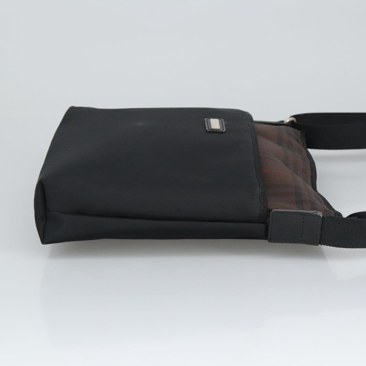 Burberry Vintage Shoulder Bag Nylon, BLACK, NYLON, Shoulder bag