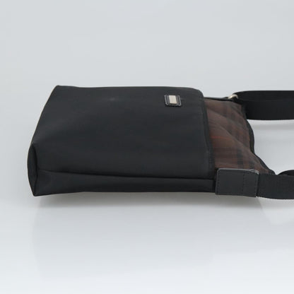 Burberry Vintage Shoulder Bag Nylon, BLACK, NYLON, Shoulder bag